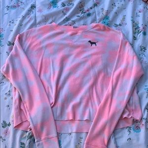 Cropped long sleeve top